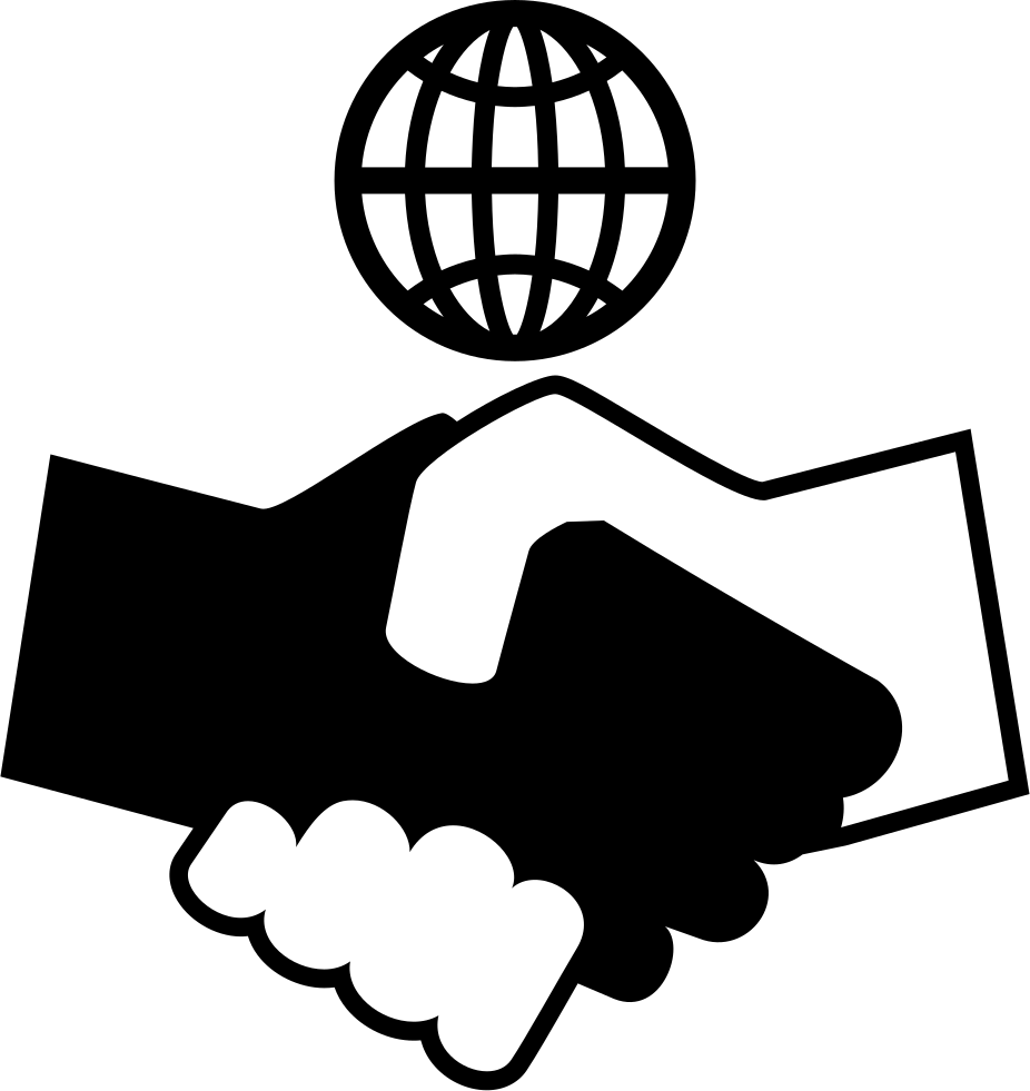 Png File - Handshake Silhouette (926x981), Png Download