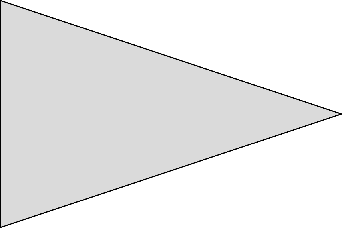 Pennant Shape Png (1200x800), Png Download