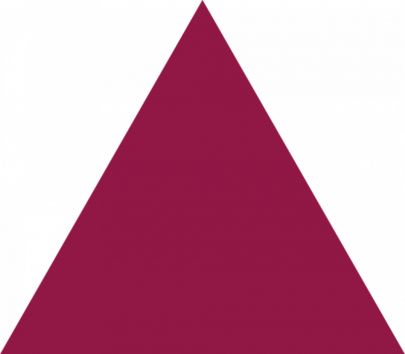 Custom Triangle Shaped Car Magnets - Traingle Shape (800x698), Png Download