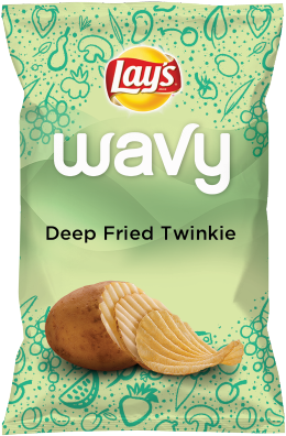 Wouldn't Deep Fried Twinkie Be Yummy As A Chip Lay's - Fake Lays Chip Flavors (308x423), Png Download