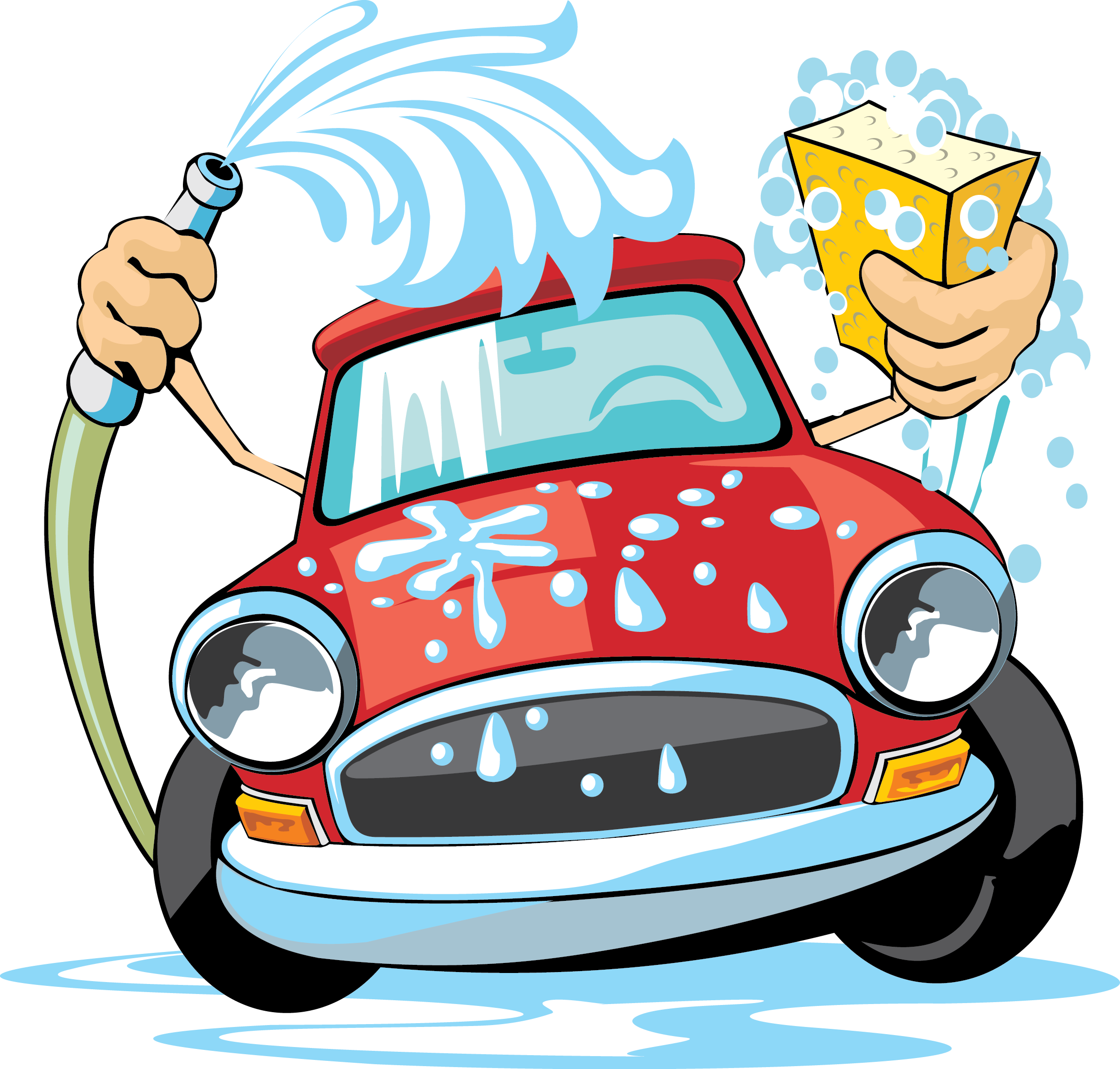 Index Of Png Royalty Free Library - Car Wash Illustration Png (2345x2238), Png Download