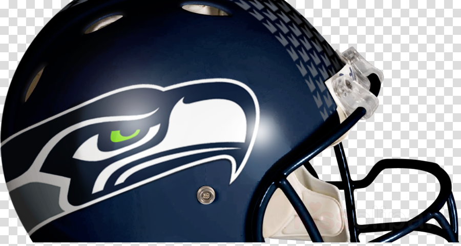 Seahawks Logo Helmet Clipart Seattle Seahawks Nfl Super - Seattle Seahawks Helmet Png (900x480), Png Download