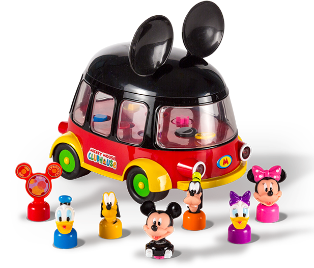 Mickey Mouse Clubhouse Bus - Mickey Mouse (650x550), Png Download