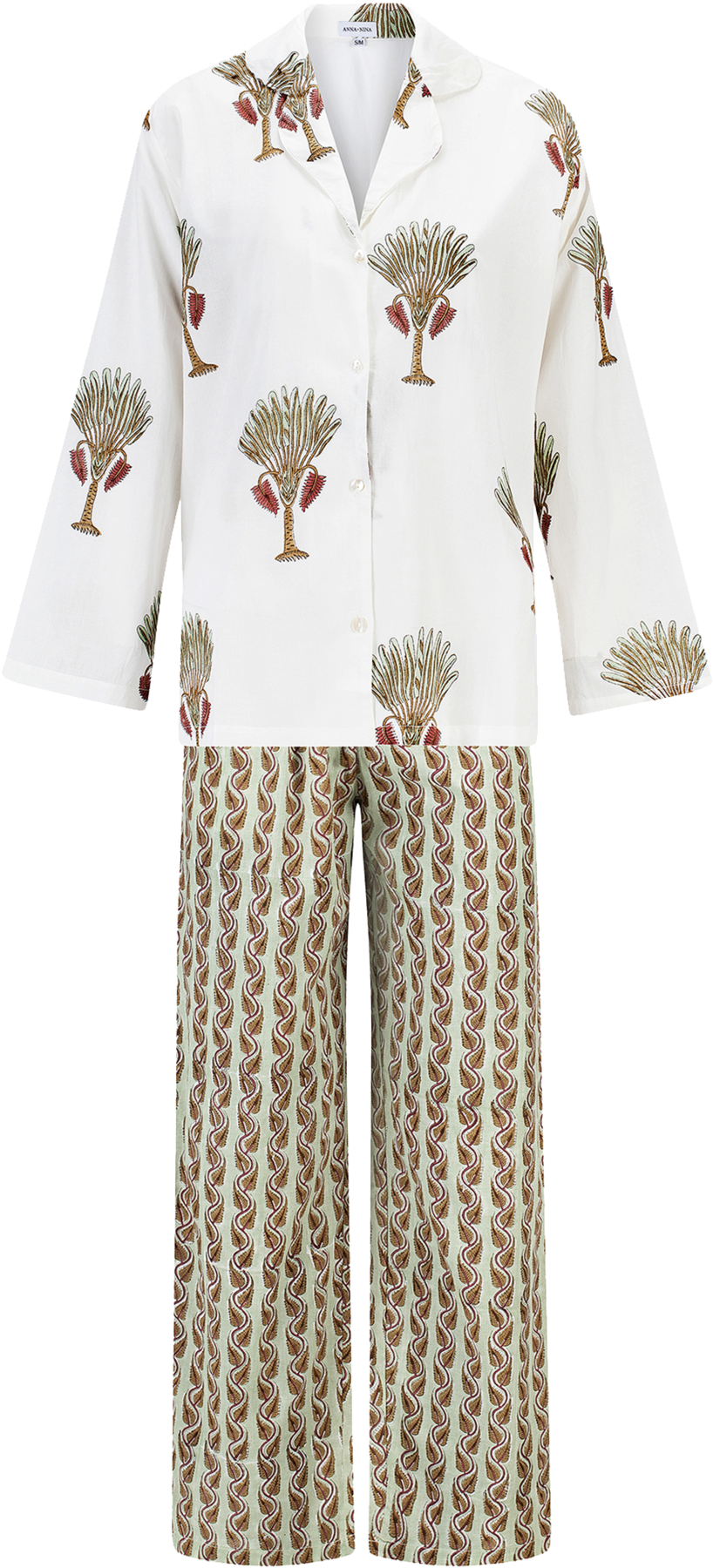 Pyjama Palm - Pajamas (1665x1800), Png Download