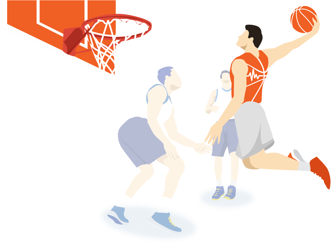 Try Basketpulse Now - Streetball (1189x836), Png Download