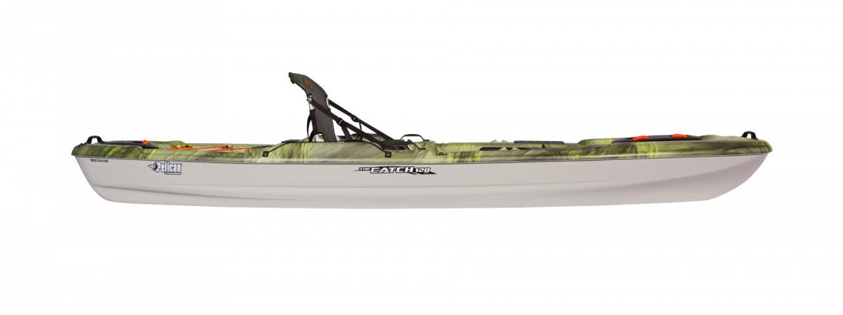 Pelican Catch 120 Nxt Kayak - Pelican Premium The Catch 120 Angler (1200x449), Png Download
