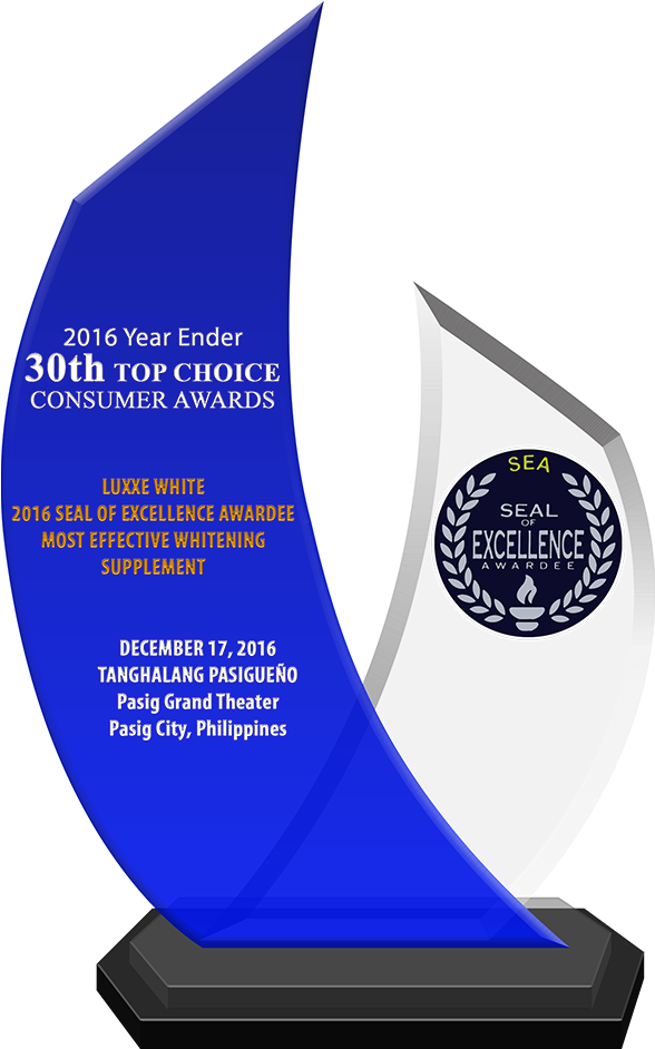 2016 Year Ender 30th Top Choice Consumer Awards Luxxe - Luxxe White 2018 Awards (1000x1000), Png Download