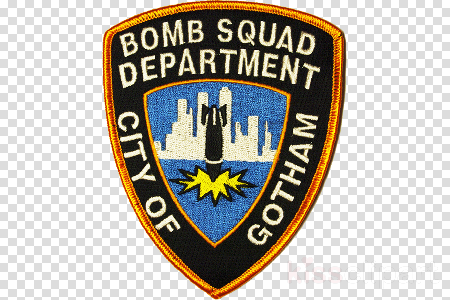 Police Shoulder Patches Clipart Batman Gotham City - Police (900x600), Png Download