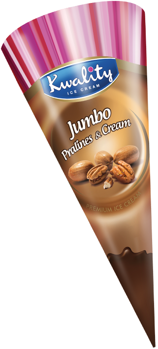Jumbo Cone 170ml - Kwality Cone Ice Cream (800x800), Png Download