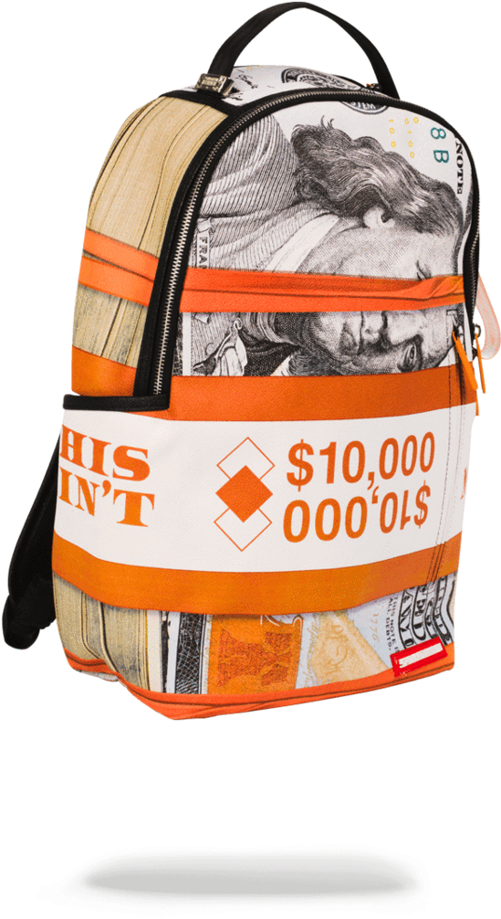 Sprayground Jacquees Money Bands Backpack Sprayground - Jacquees Money Bands Sprayground (900x1148), Png Download
