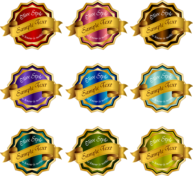 Emblem & Badge Vector Free - 100% Natural (640x584), Png Download