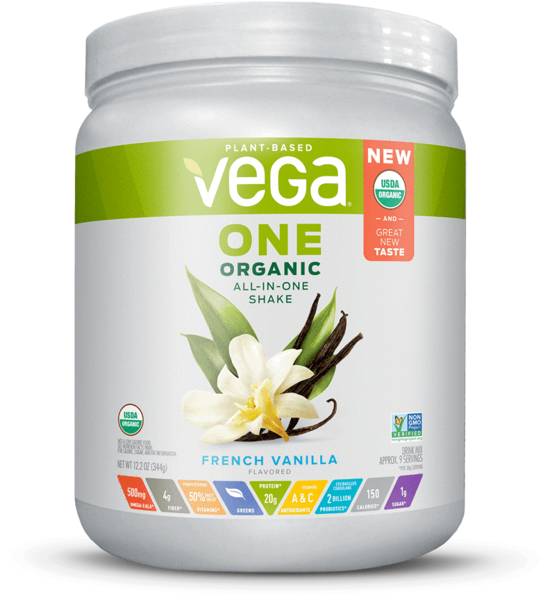 Vega One Organic All In One Shake French Vanilla, - Vega One (1120x1120), Png Download