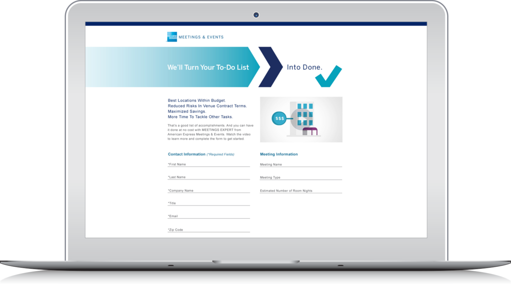 American Express Meetings & Events - Identity (1000x557), Png Download