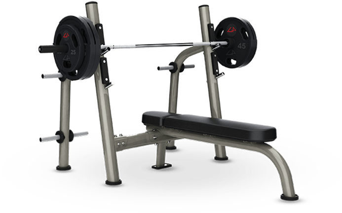 Exercise Bench Png Transparent Images - Matrix Olympic Flat Bench (734x500), Png Download