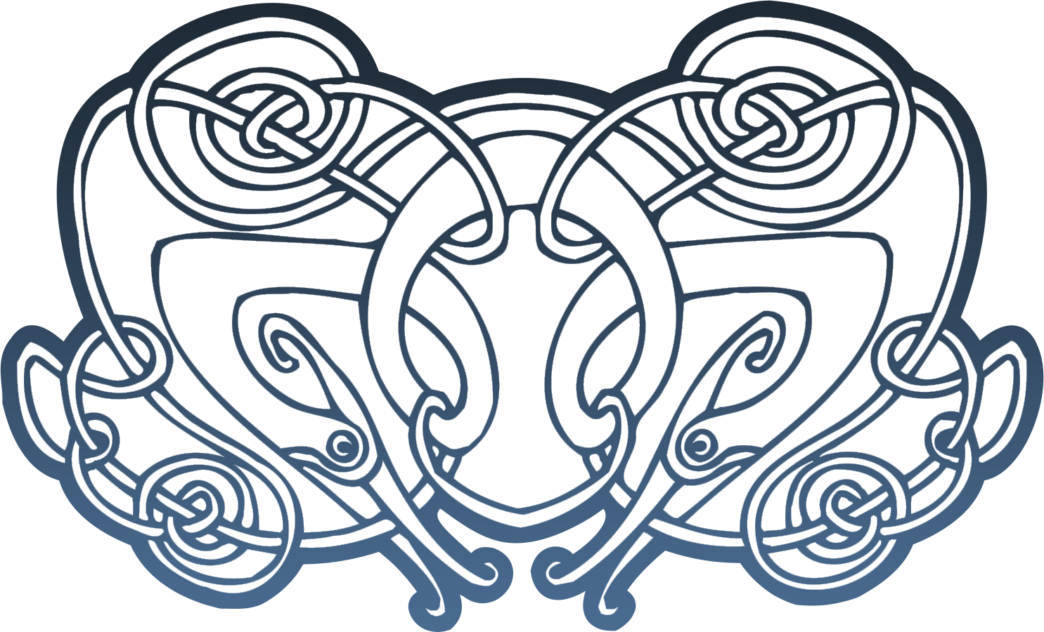 Celtic Ornament Vector Free Goose - Ornament (1485x900), Png Download