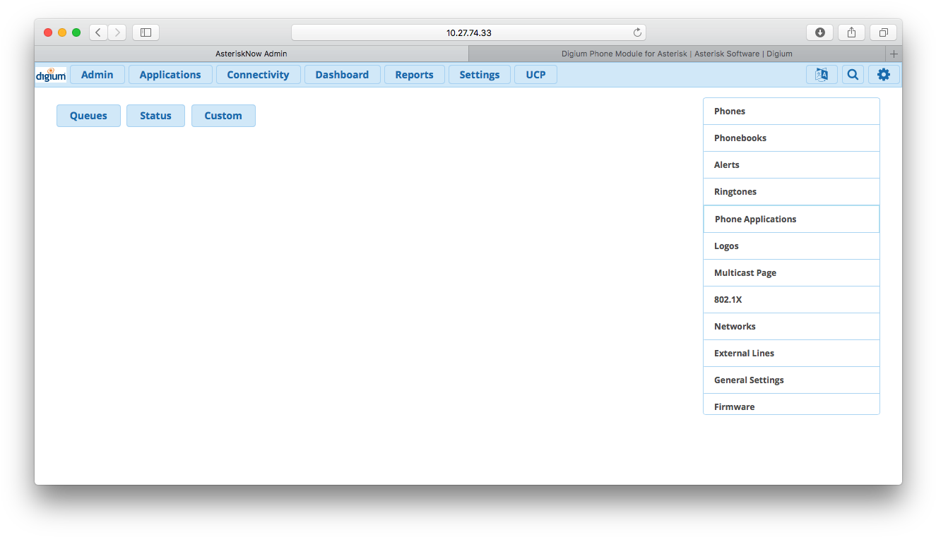 The Phone Applications Tab Contains Controls For The - Asset (1340x772), Png Download