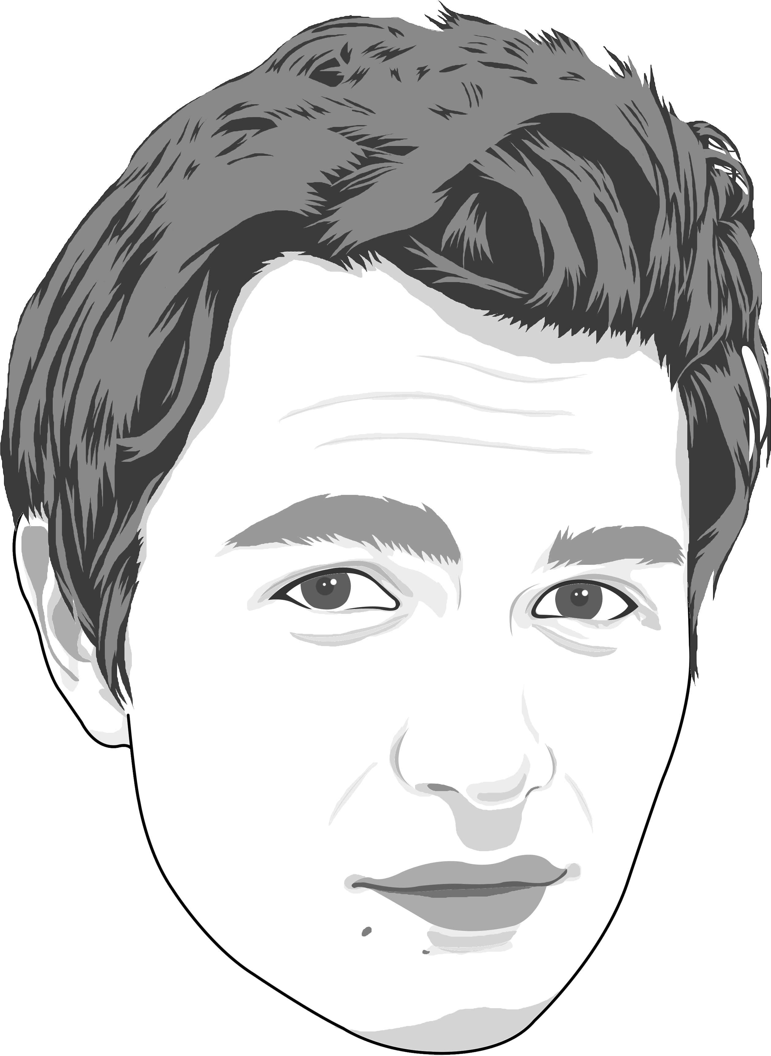 Ansel Elgort - Sketch (3600x3600), Png Download