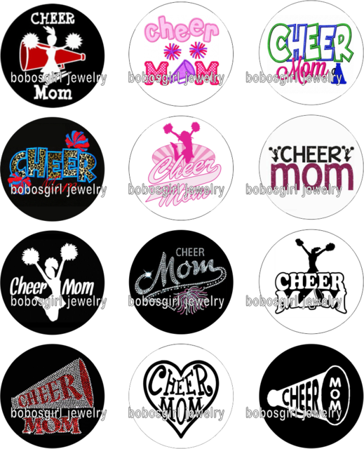 Cheer Mom Glass Button Fit Snap Jewelry - Cheerleader Galaxy S7 Case (519x640), Png Download