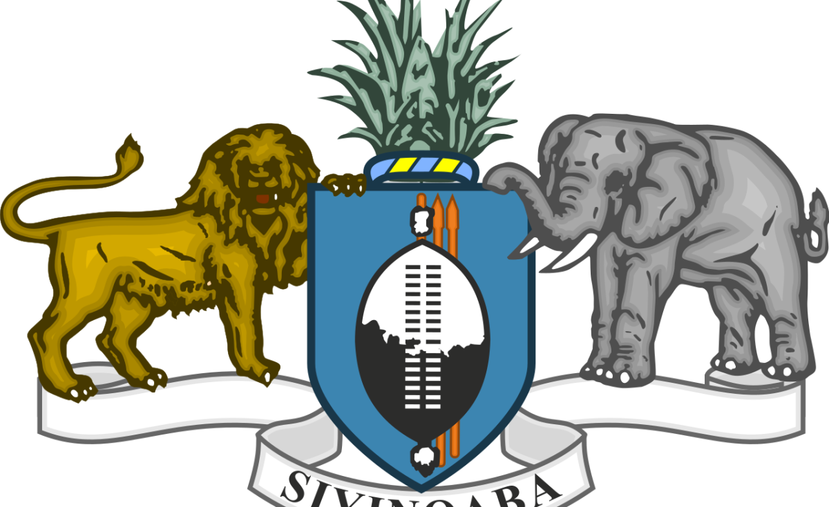 Eswatini Govt Announces Cost-cutting Measures - Swaziland Coat Of Arms (1200x735), Png Download