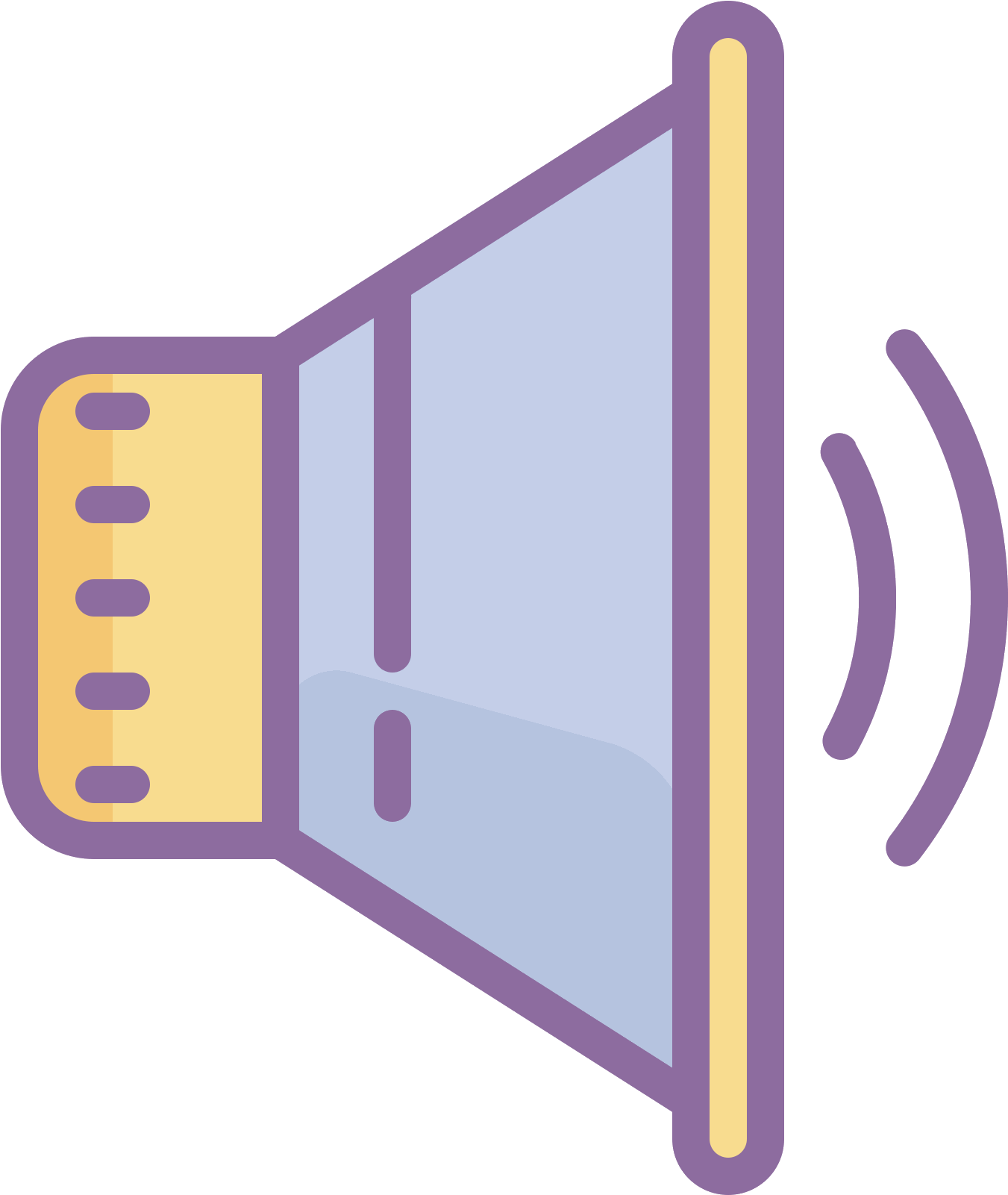 The Main Part Of The Logo Is Made Of Two Connected - Loudspeaker Monochrome Icon (1600x1600), Png Download