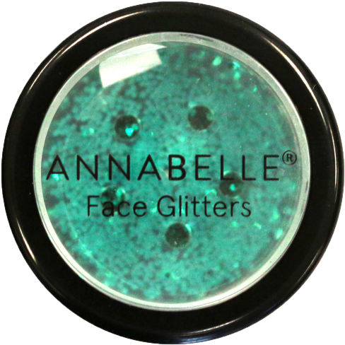 Face Glitters - Turquoise - Face (1000x1000), Png Download