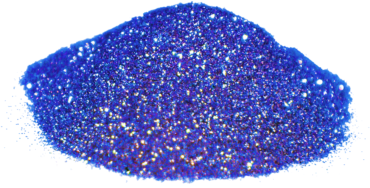 Sapphire Glitter Powder In A Pouf Bottle - Henna (1280x762), Png Download