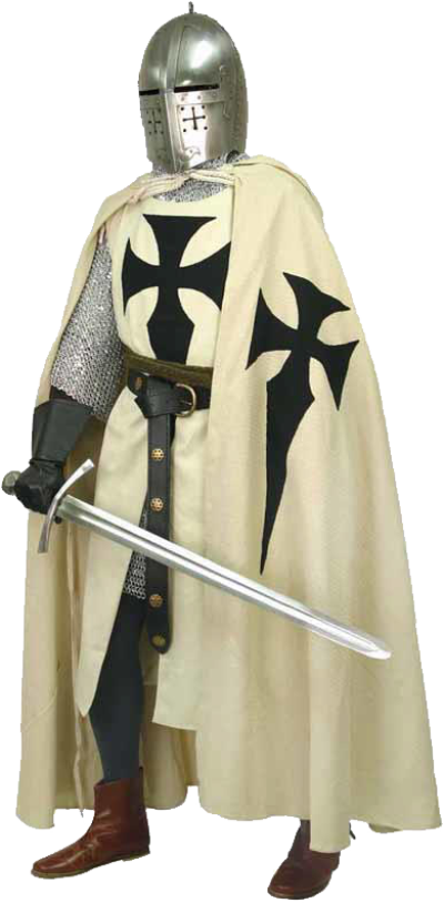 Knight Armour Png, Download Png Image With Transparent - Teutonic Knights (400x814), Png Download