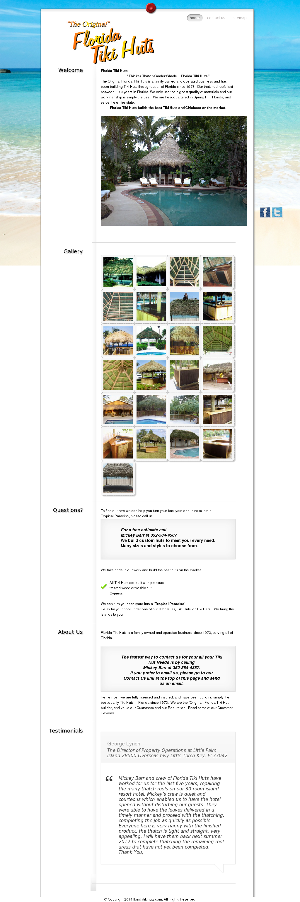 Florida Tiki Huts Competitors, Revenue And Employees - Display Advertising (1024x3071), Png Download