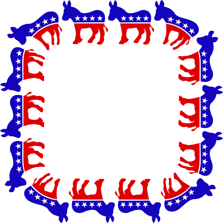 Democratic Party Donkey United States Of America Apple - Democrat Donkey (750x750), Png Download