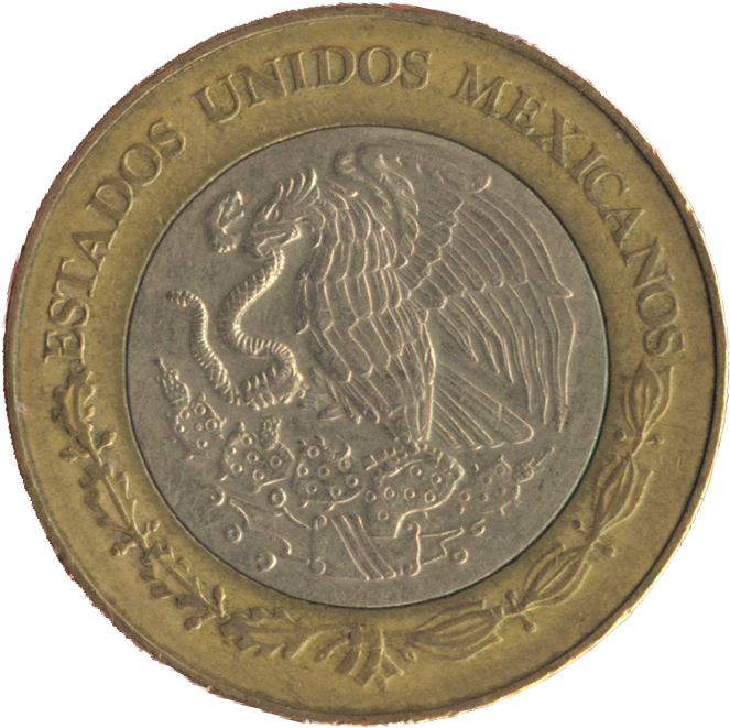 10 Pesos Png Coin (681x681), Png Download