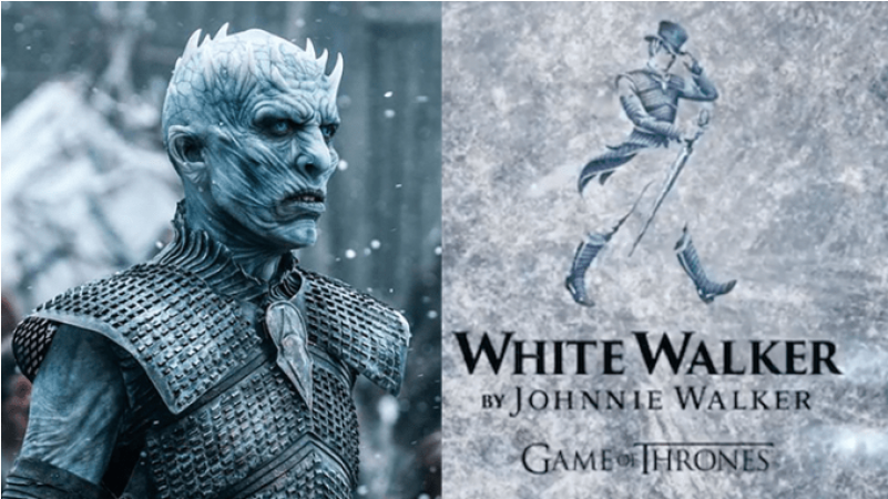 White Walker By Johnnie Walker - Johnnie Walker And Game Of Thrones (800x800), Png Download
