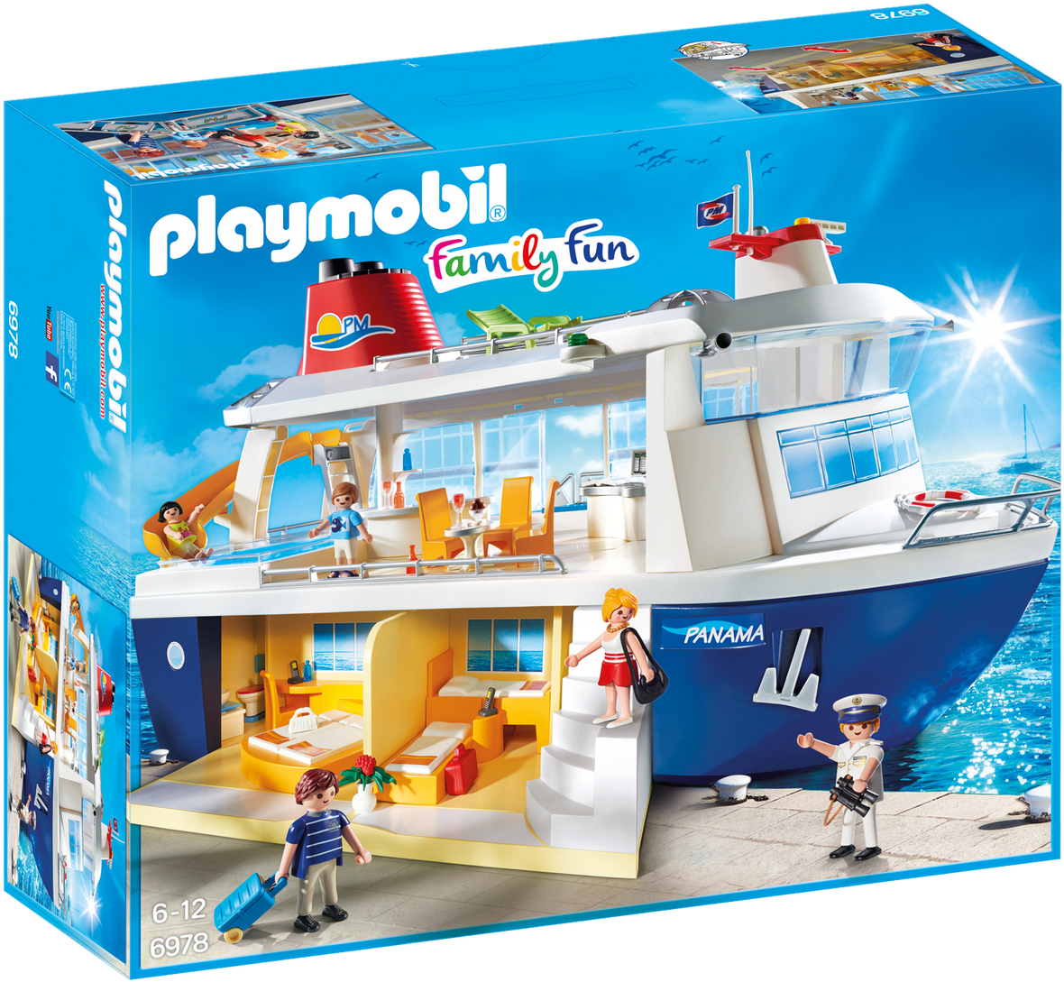 Playmobil - Playmobil 6978 Cruise Ship (1600x1120), Png Download