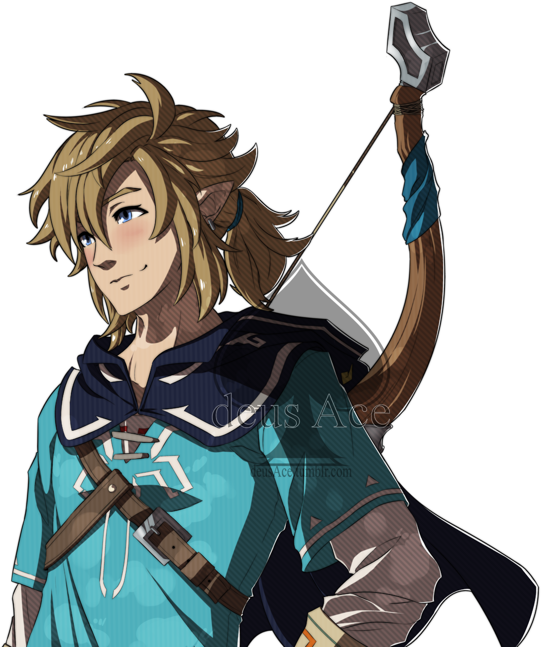 Deusace Machina Legend Of Zelda, Zelda Video Games, - Fire Emblem Fan Characters (1280x1280), Png Download