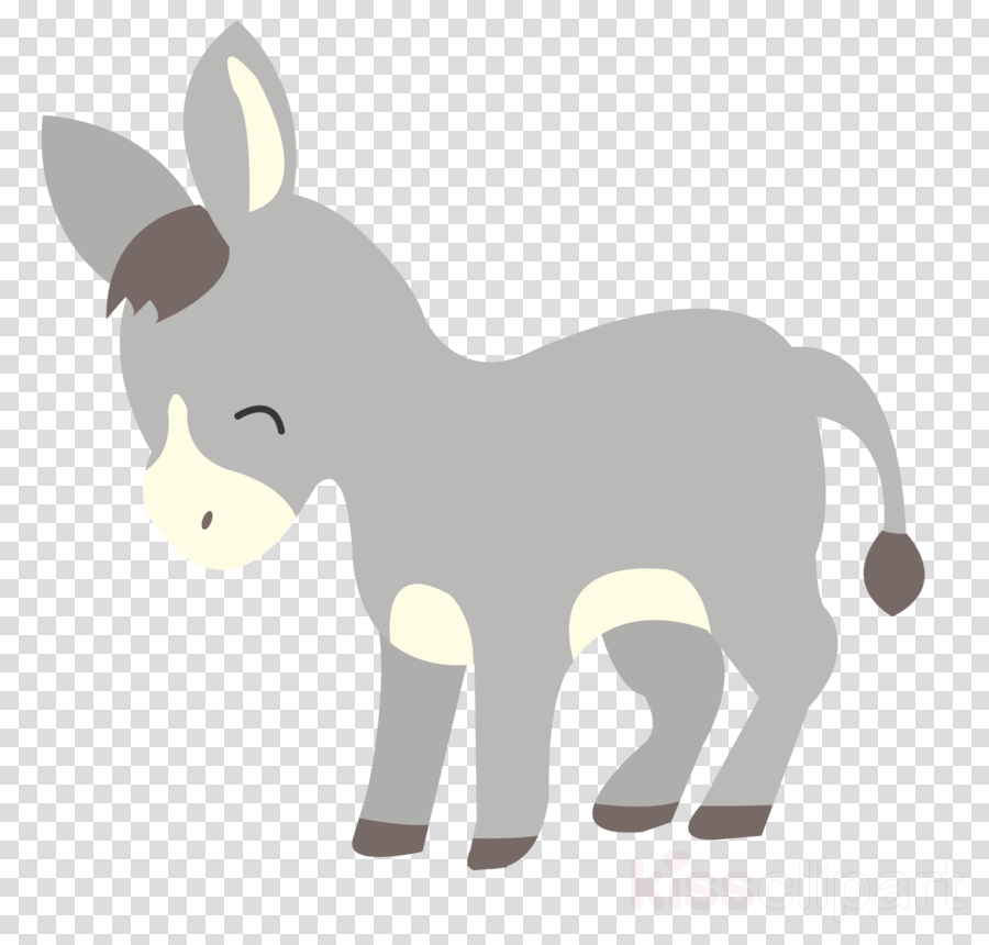 Fazendinha Burro Png Clipart Donkey Clip Art - Animal Da Fazendinha Png (900x860), Png Download