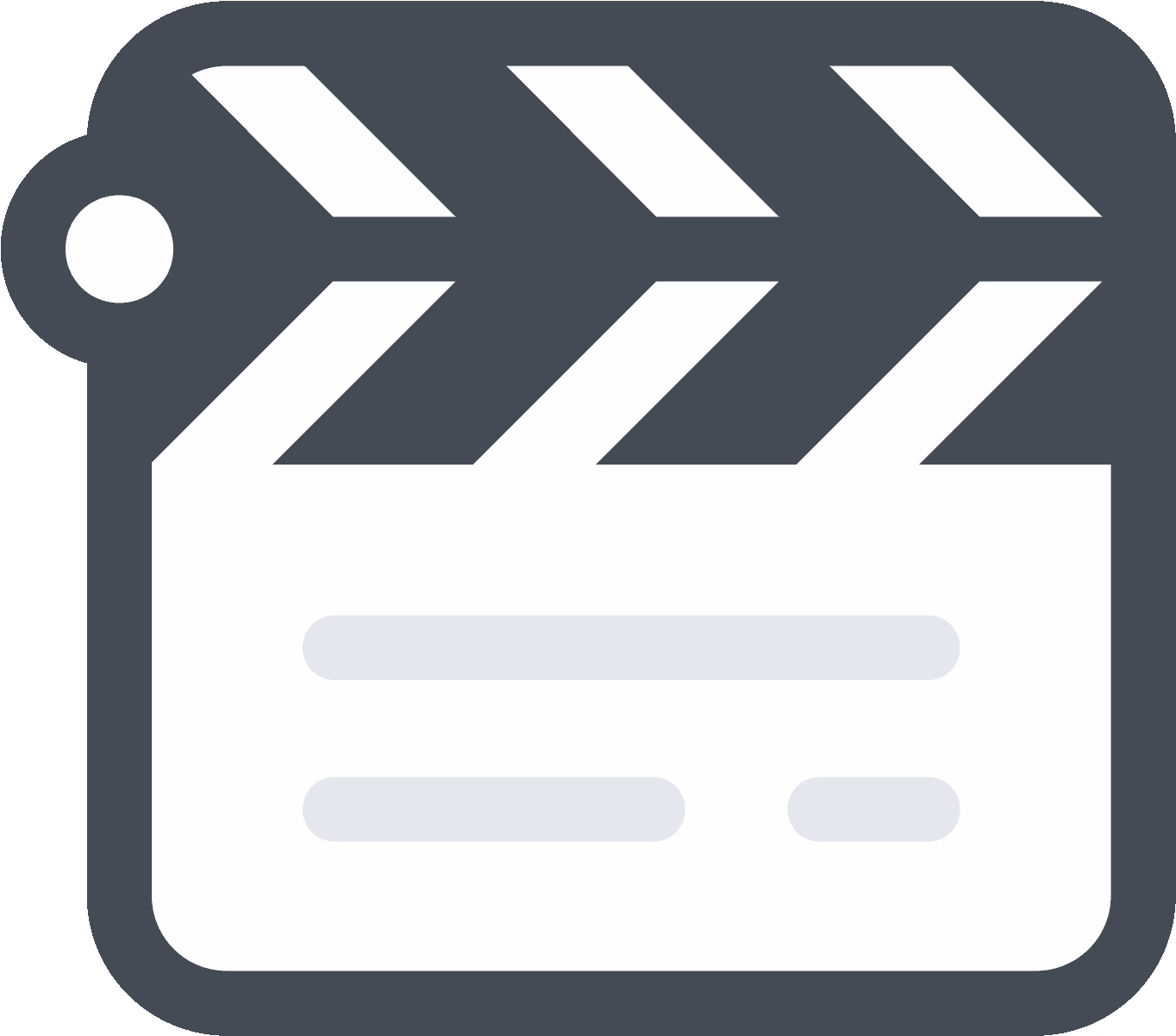 Movie Clapper Icon - Film (1600x1600), Png Download