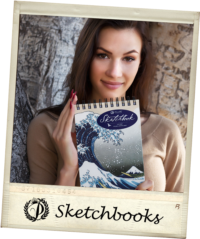 Wire-o Sketchbooks - Polaroid - Soft Cover Spiral Sketchbook (700x822), Png Download