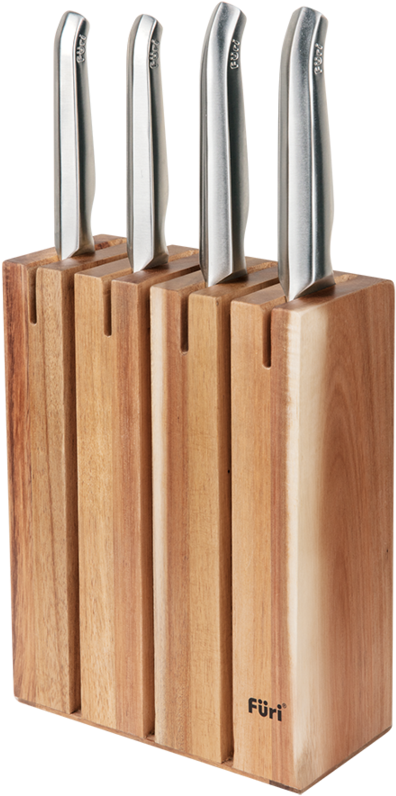 Furi Pro Segmented Knife Block Set 5 Piece (900x900), Png Download
