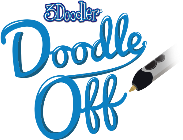 Doodle Off - 3doodler Stencil Project Book (625x501), Png Download