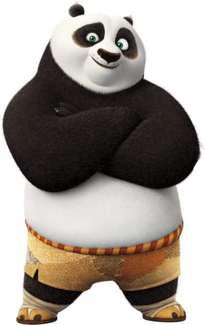 Ride Maintenance - Panda Do Kung Fu Panda (537x835), Png Download