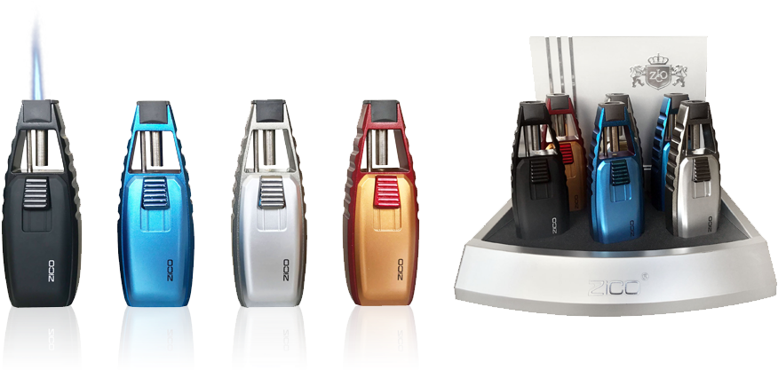Zico Zd60 Single Jet Flame Torch Lighter - Lighter (925x435), Png Download