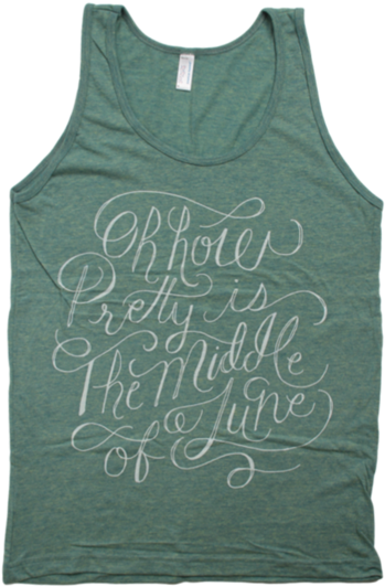 June Lemon Tank Top - Active Tank (600x600), Png Download