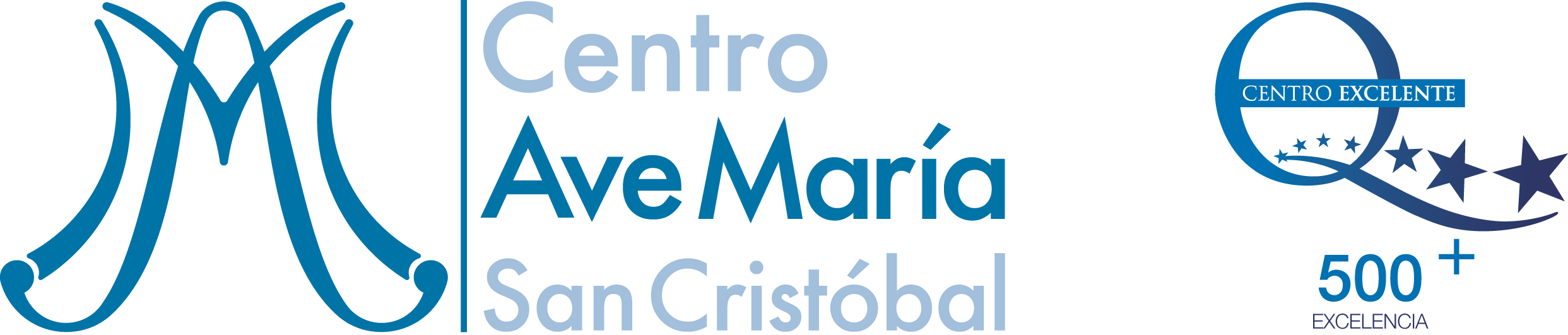 Volver A La Página Principal - Logo Ave Maria San Cristobal (2485x531), Png Download