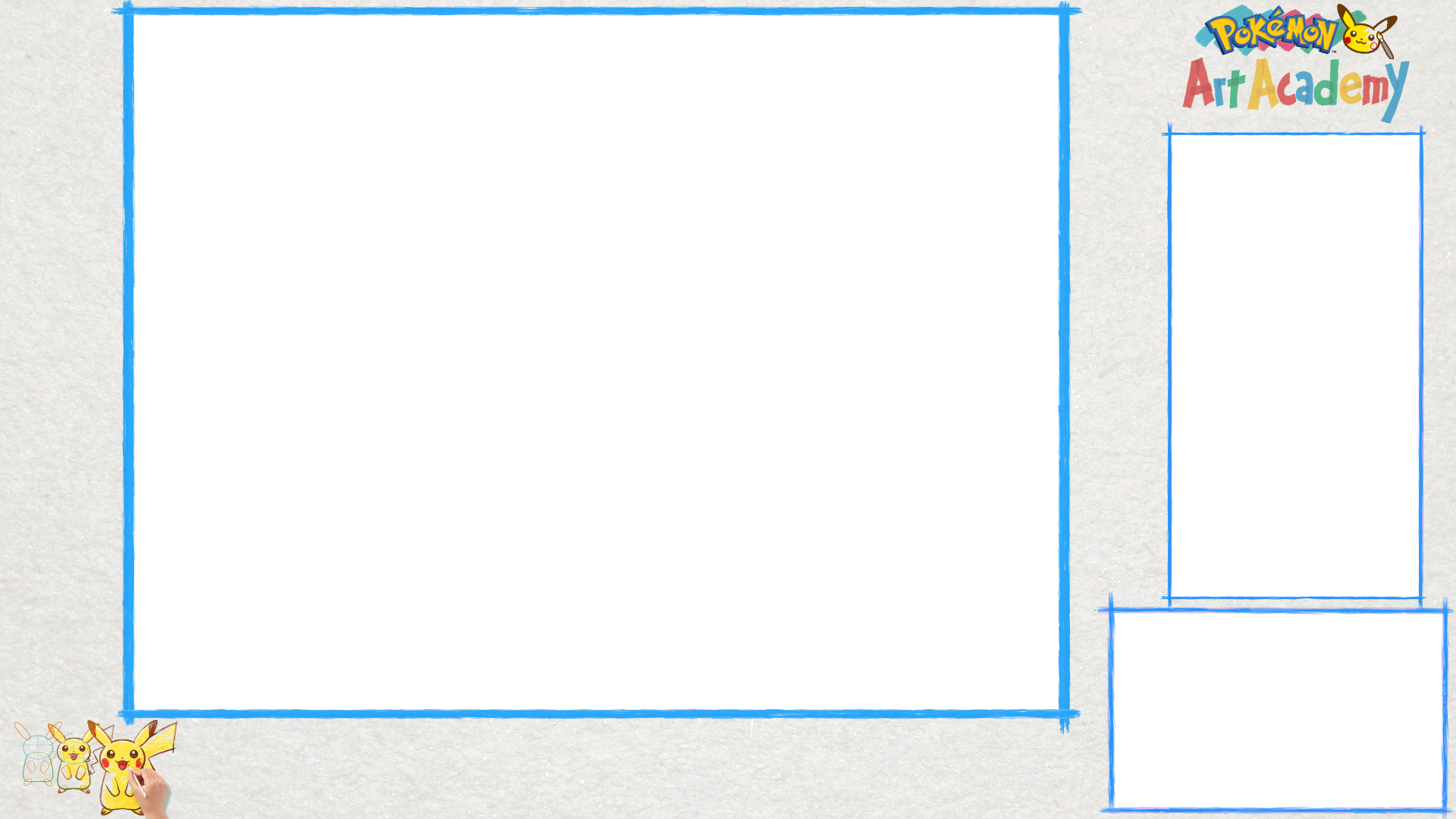 Overlay For Streaming The Bottom Screen - Pokémon Art Academy (1920x1080), Png Download