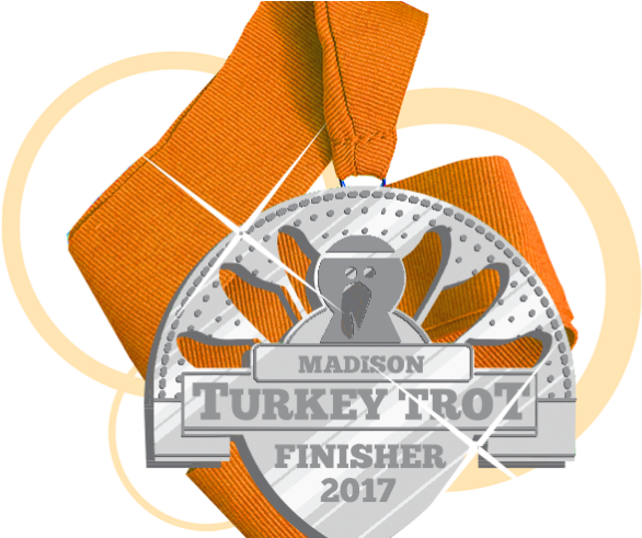 September 28, 2017 Sponsored Events No Comments - 5k Turkey Trot Medal (800x490), Png Download