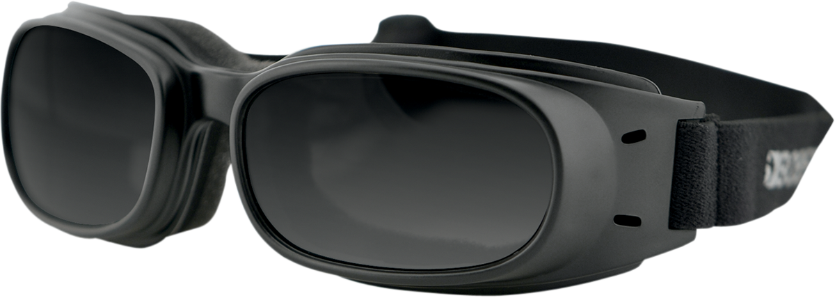 Bobster Piston Motorcycle Goggles - Bobster Piston Goggles - Smoked (1200x428), Png Download