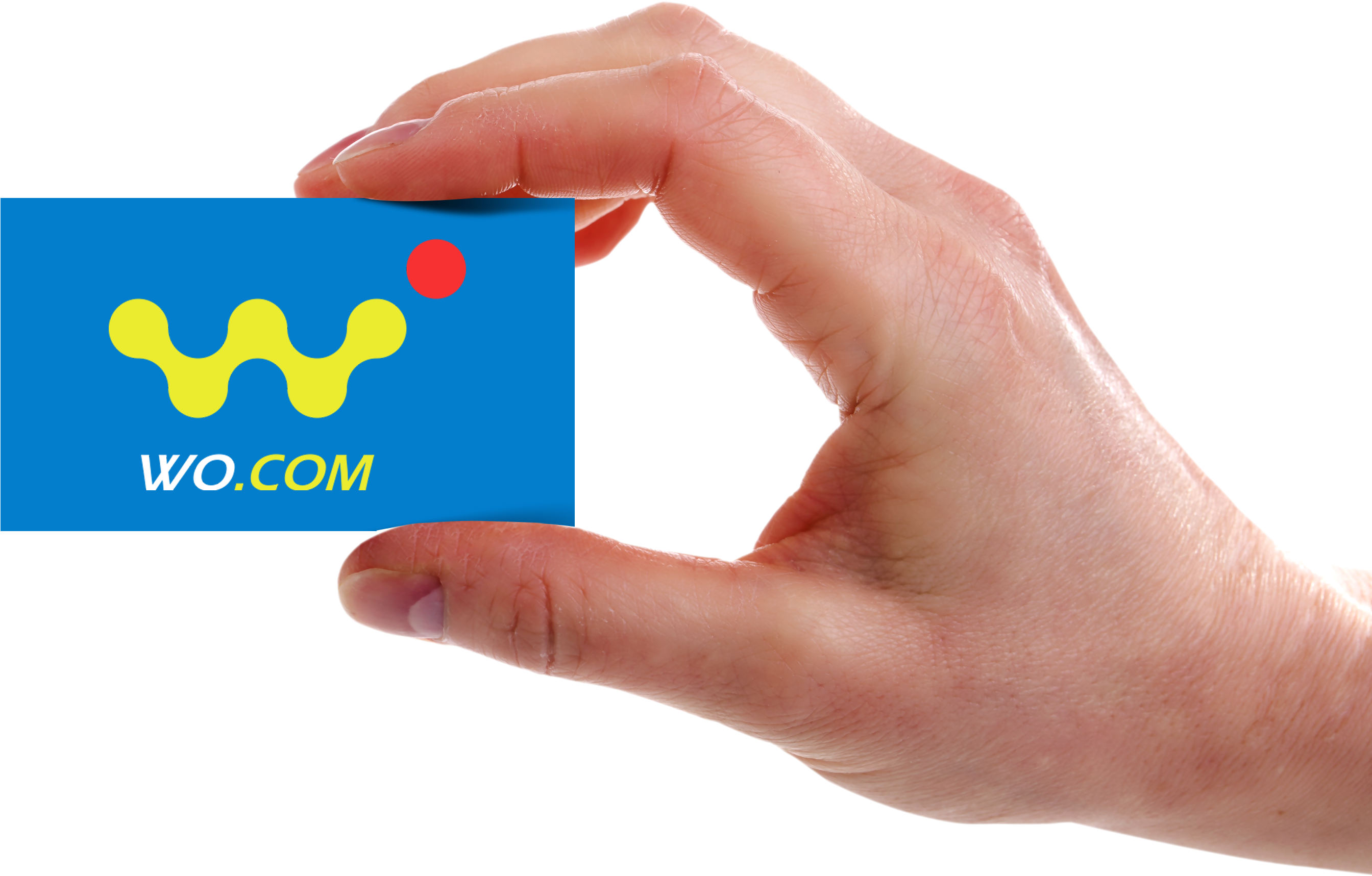 Hand Holding Business Card - Nativebrands Digital Agency (2963x2222), Png Download