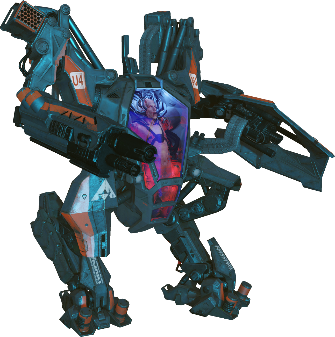 Crusher Cyborg - Warface Cyborgs (1293x1301), Png Download