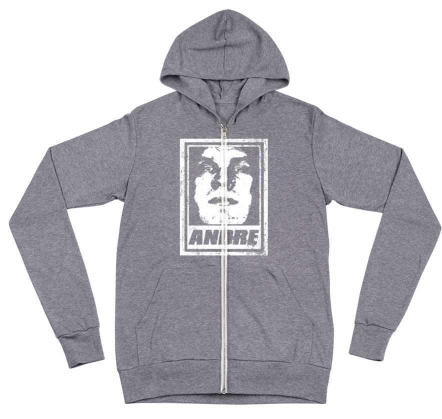 Andre The Giant "street Art" Lightweight Unisex Hoodie - Hoodie (900x900), Png Download
