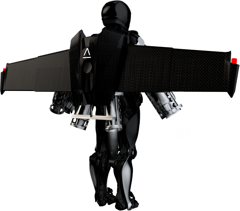 Squirrel Wingsuit - - Assault Rifle (833x731), Png Download