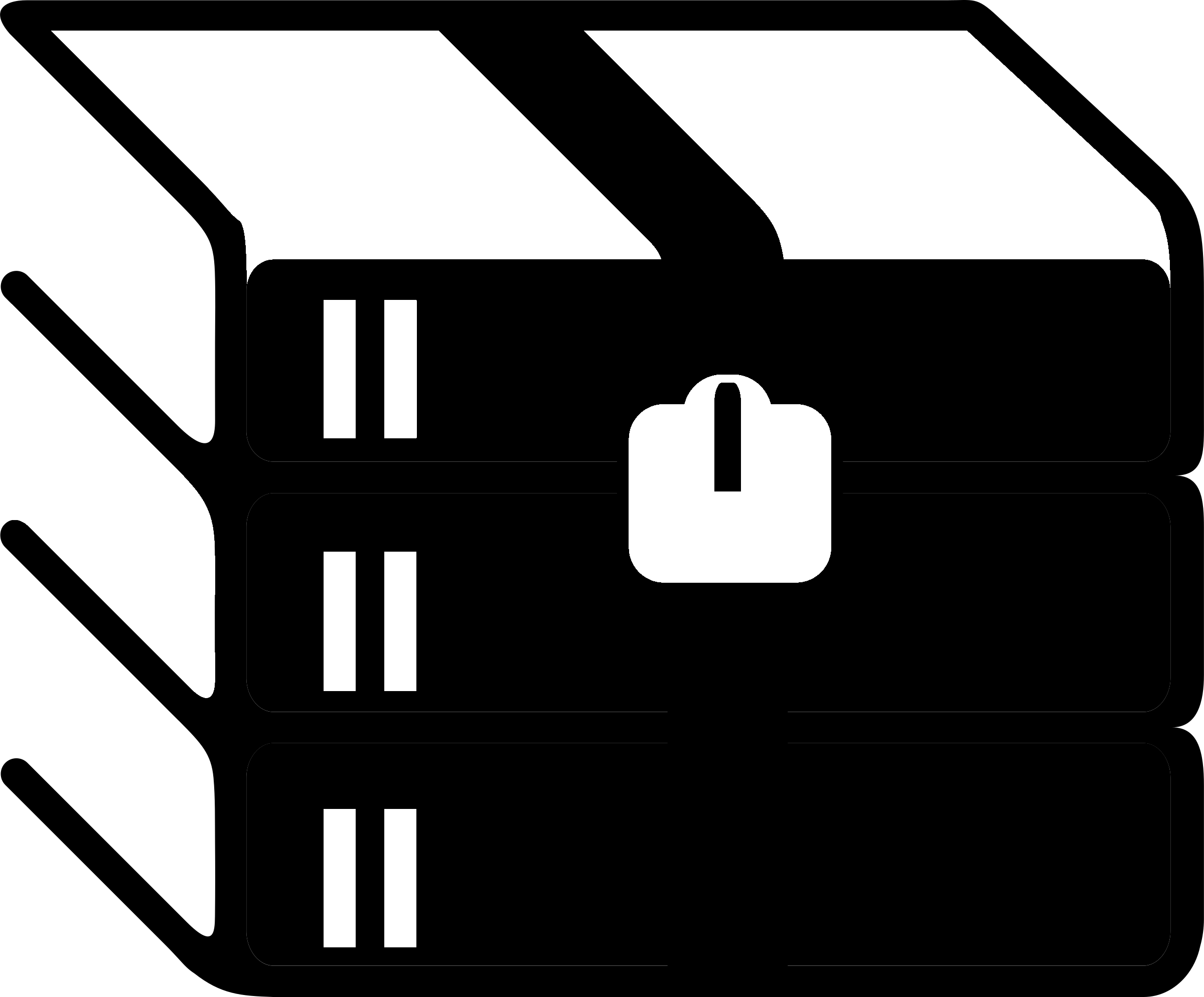 Winrar Logo Black And White - Winrar (2400x1988), Png Download